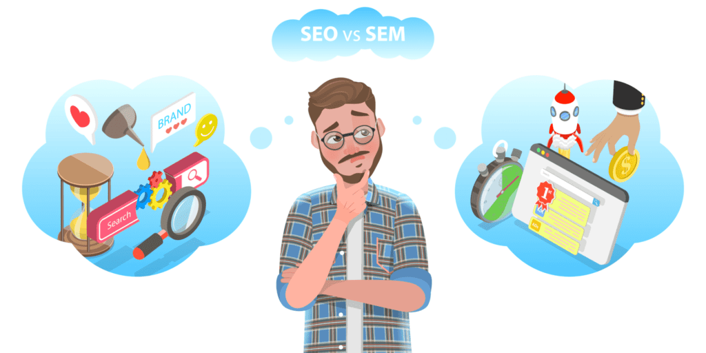 Comparing SEO and SEM Comparing SEO and SEM